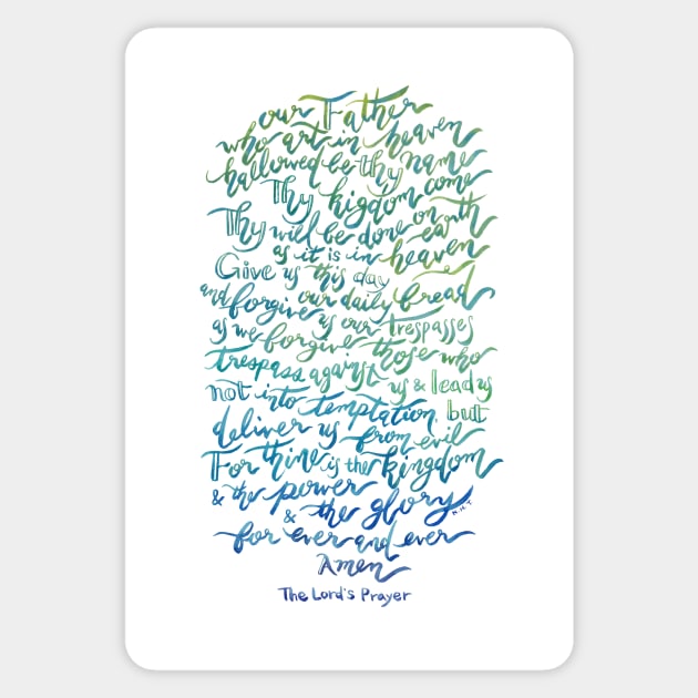 The Lord's Prayer Sticker by joyfultaylor